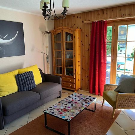 L'Herensarde, Bel Appartement Avec Jardin-Terrasse Et Garage Evolène Dış mekan fotoğraf