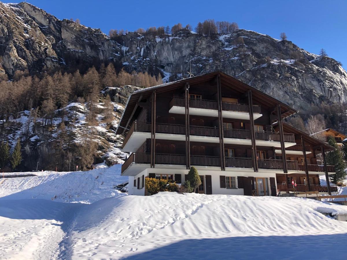 L'Herensarde, Bel Appartement Avec Jardin-Terrasse Et Garage Evolène Dış mekan fotoğraf