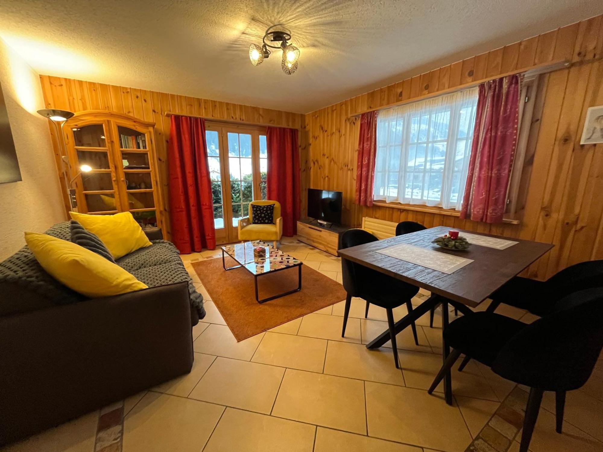 L'Herensarde, Bel Appartement Avec Jardin-Terrasse Et Garage Evolène Dış mekan fotoğraf