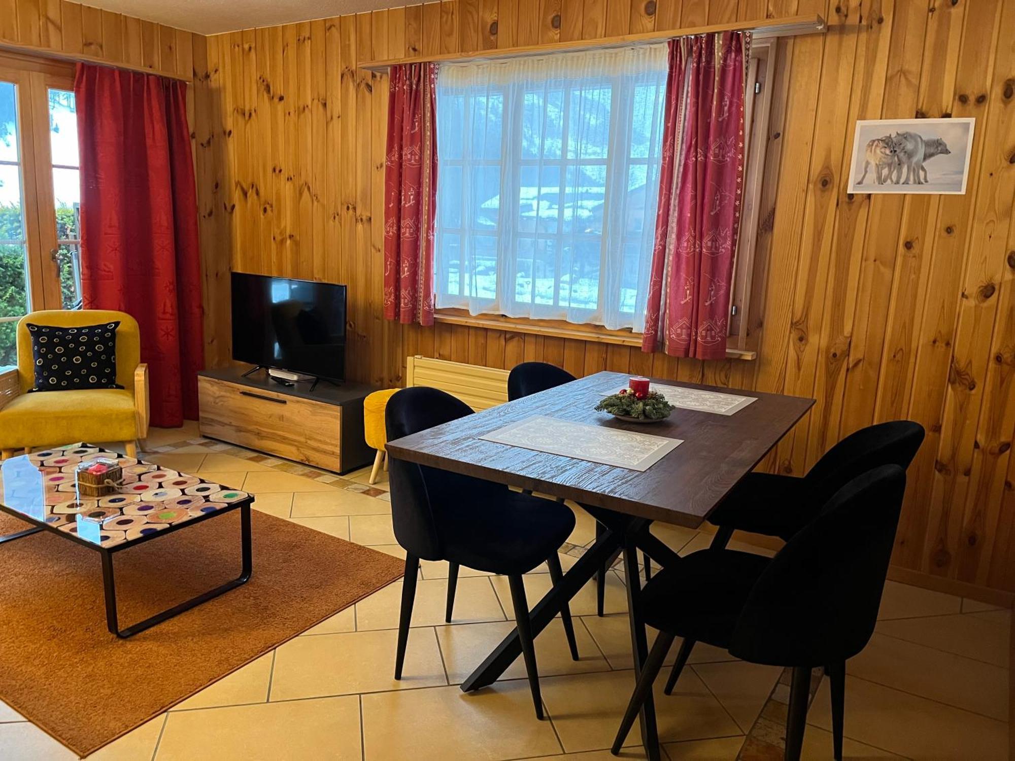 L'Herensarde, Bel Appartement Avec Jardin-Terrasse Et Garage Evolène Dış mekan fotoğraf